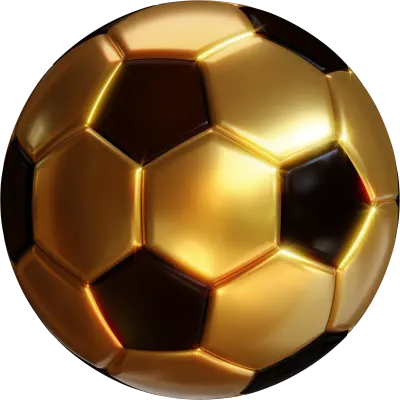 Football ball 3d render illustration