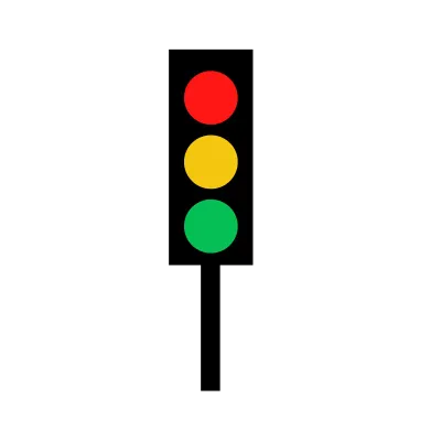 Stand alone traffic light