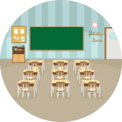 education and classroom learning for teacher student concept