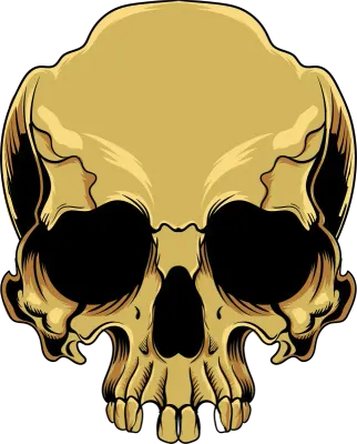 Skull destroyer vector illustration