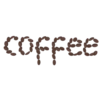 3D coffee beans