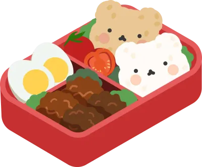 도시락 일러스트