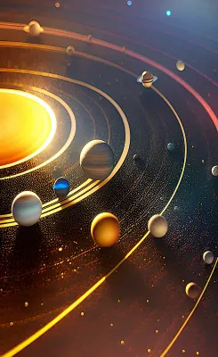 No people were around to witness the three golden giant class planets, each with their own sphere of
