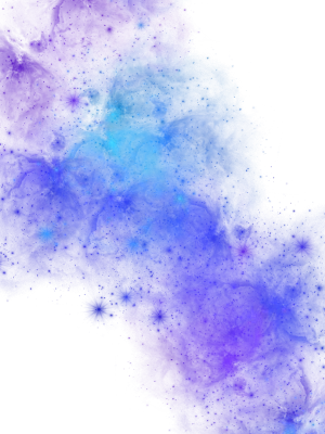 Fantasy Blue Nebula Galaxy Night Space Corner Backdrop