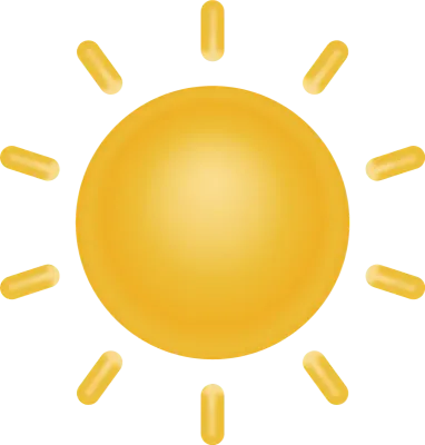 sun icon 3d