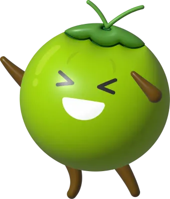 Coconut Cartoon Character