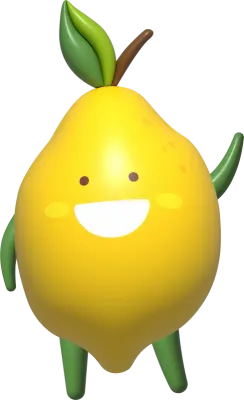 Lemon Cartoon Character