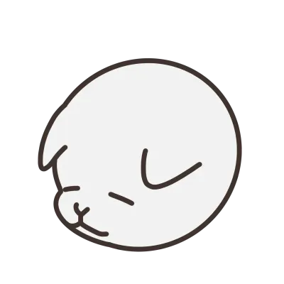 시무룩한 회색 고양이