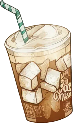 Coffee Water Color Iced Americano
