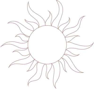 moon, sun and stars