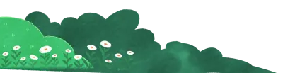 숲속 수풀더미