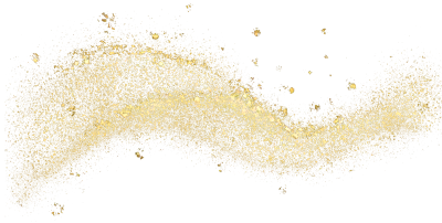 Gold glitter hand-drawn line, curve