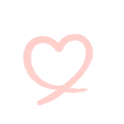 pink heart vector