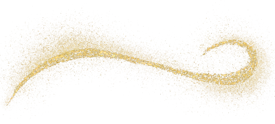 Gold glitter hand-drawn line, curve