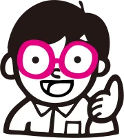 안경을 쓴 남자 상체 캐릭터