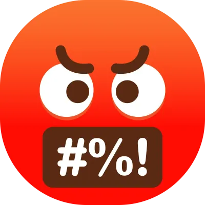 Face with Symbols on Mouth emoji