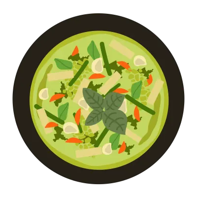 thailand green curry (Gaeng kiaw Wan)