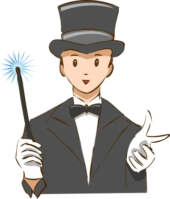 Magician illustration