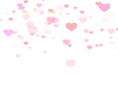 heart bokeh transparent background