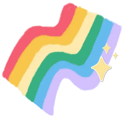 Rainbow sparkle