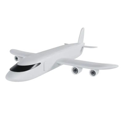Airplane 3D Illustration