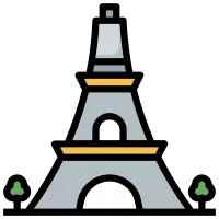 EIFFELTOWER,monument,travel,cultures,architectureandcity,Linecolor,icon