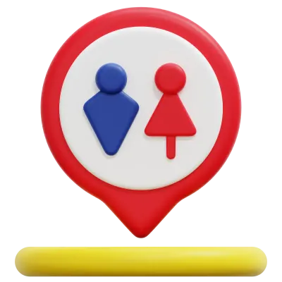 toilet 3d render icon illustration