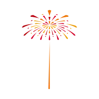 Decorative fireworks