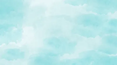 Watercolor background in blue and white painting with cloudy distressed texture grunge