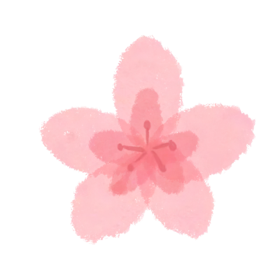 수채화 벚꽃
