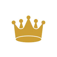 Gold Crown King Logo Icon
