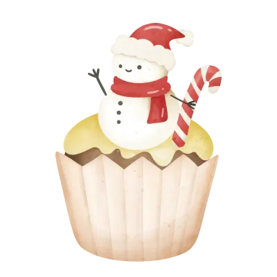 Christmas cupcake
