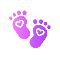footprint Flat Gradient icon 
