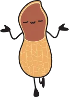 Peanut cartoon Vector
