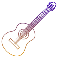 classical guitar,guitar,acoustic,music and multimedia,acoustic guitar,gradient,icon