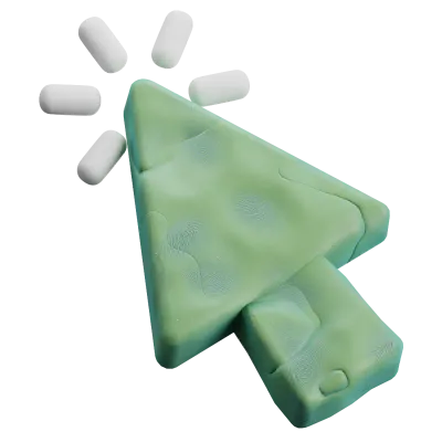 Cursor Clicking 3d Icon
