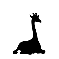 Giraffe  silhouette