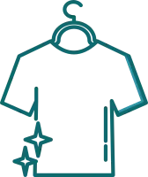 Clean T-Shirt Simple Line Icon