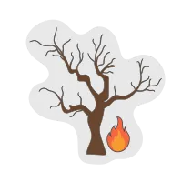 Burning Tree