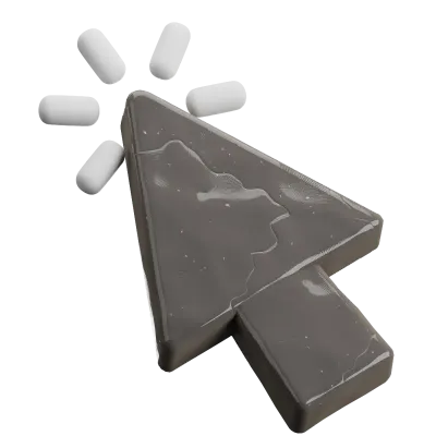 Cursor Clicking 3d Icon