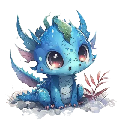 Blue Dragon Clipart