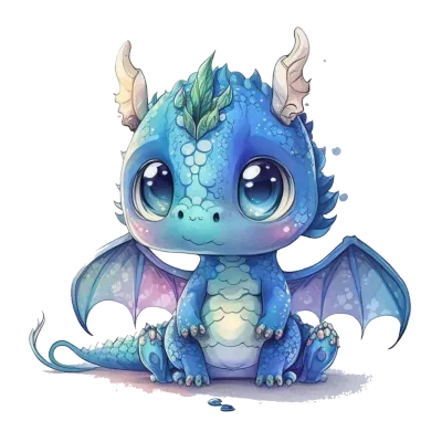 Blue Dragon Clipart