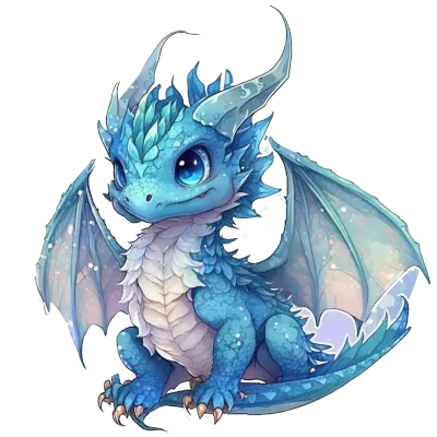Blue Dragon Clipart