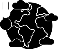Global Warming Simple Solid Fill Icon