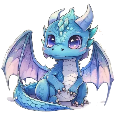 Blue Dragon Clipart