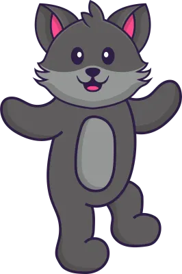 Cute cat illustration