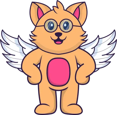 Cute cat illustration