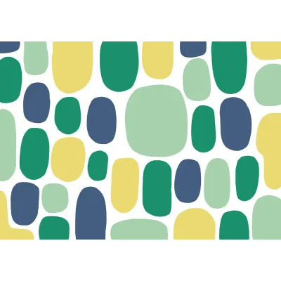 Organic shapes pattern background illustration