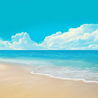 바다 해변 배경