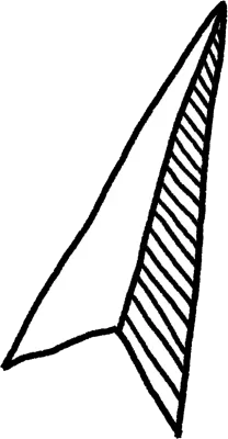 Arrow, arrowhead hand-drawn-illustration